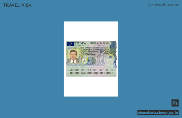 Beispiel für ein Schengen-Visum für Lettland